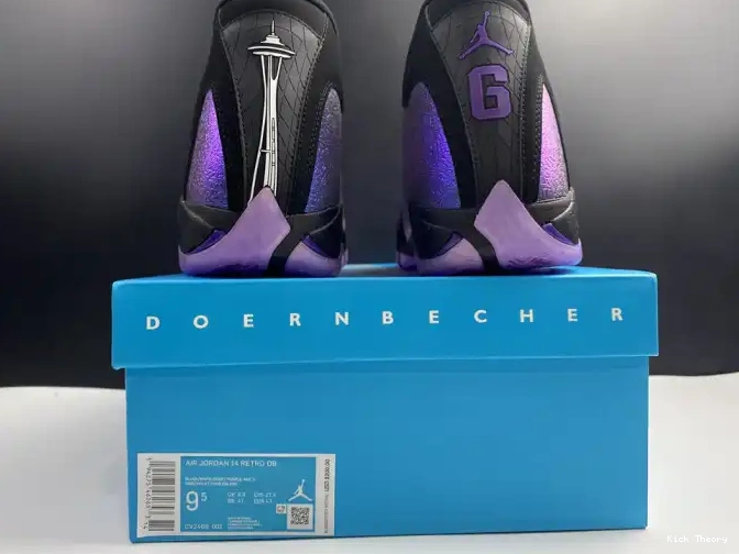 Kick Theory 14 '' DOERNBECHER JORDAN AIR CV2469-001 RETRO 0516